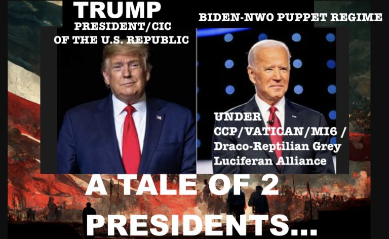 TRUMP LANDSLIDE :  A TALE OF 2 PRESIDENTS