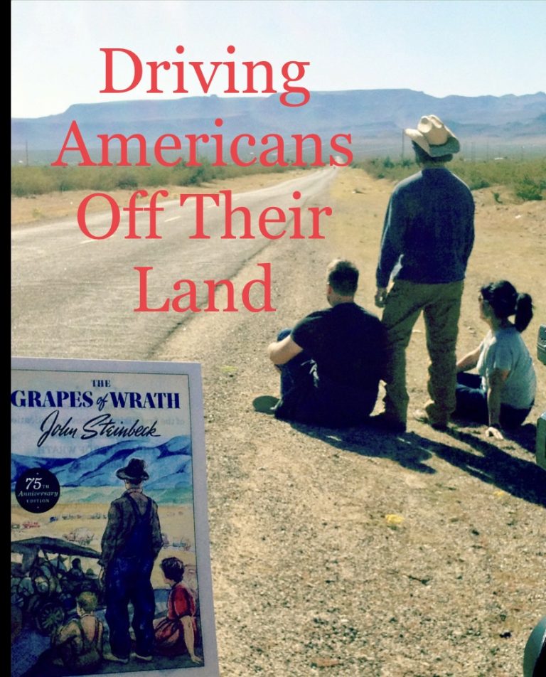 POISONING OUR LAND:  THE DRIVE TO OCCUPY AMERICA