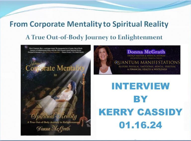 DONNA MCGRATH:  SEAN DAVID MORTON HEALING AND WALK THE WALK