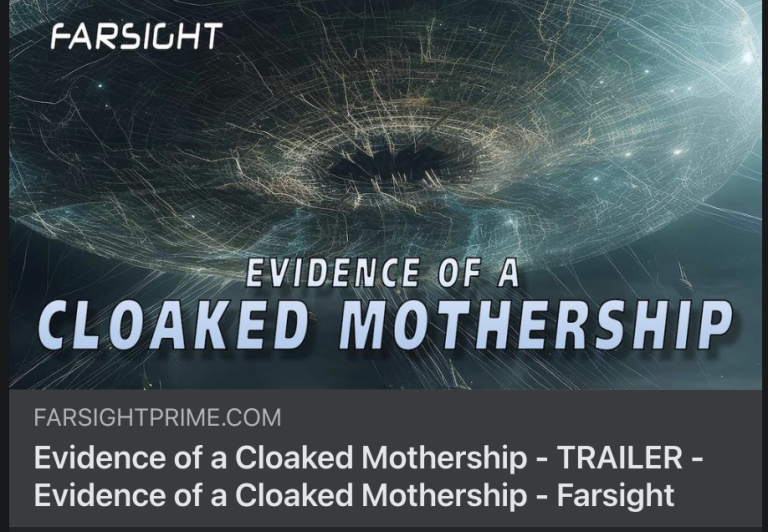 FARSIGHT REMOTE VIEWING EVIDENCE OF CLOAKED MOTHERSHIP = UFO