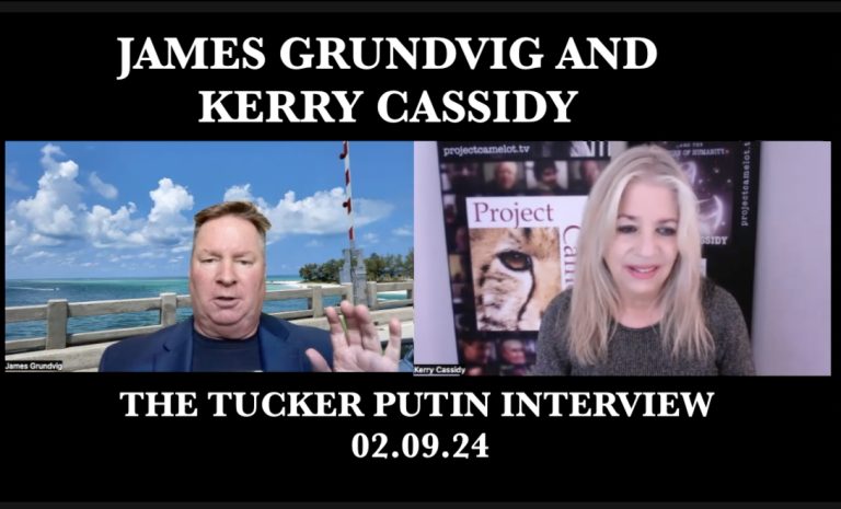 LIVE SHOW WITH JAMES GRUNDVIG:   THE TUCKER /  PUTIN INTERVIEW