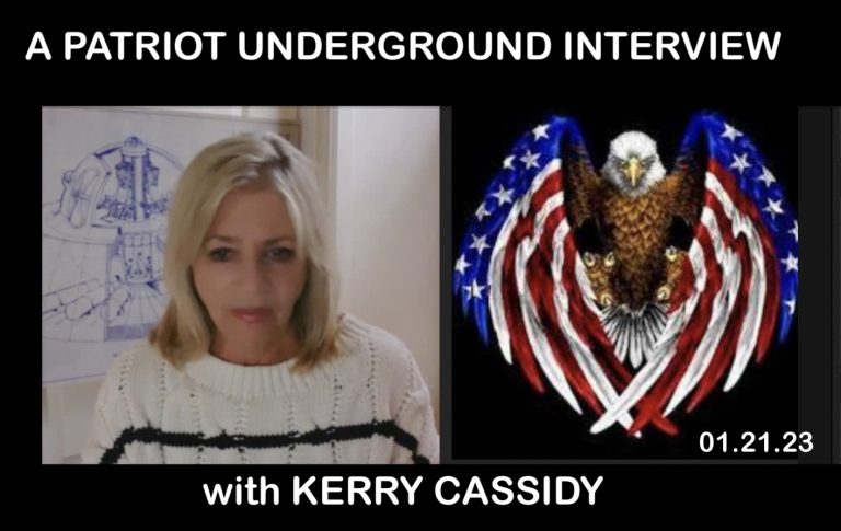 PATRIOT UNDERGROUND INTERVIEWS KERRY CASSIDY RE TRAINS, TRUMP AND THE WHITE HATS BATTLE TO TAKE BACK OUR PLANET