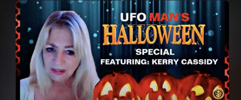 KERRY ON UFOMAN’S HALLOWEEN SHOW:  ALIENS IN OUR MIDST