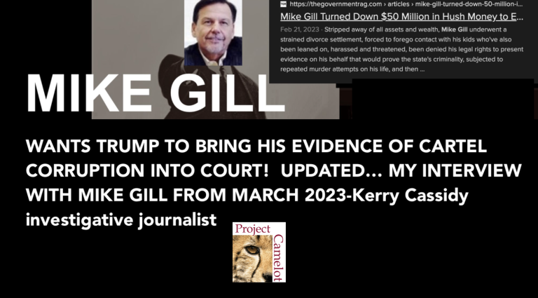 MIKE GILL:  MAN ON A MISSION:  WANTS TRUMP TO REVEAL HIS EVIDENCE IN COURT!