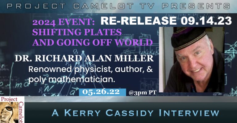 DR. RICHARD ALAN MILLER:  COMING EVENT MARCH/APRIL 2024 – RE RELEASE