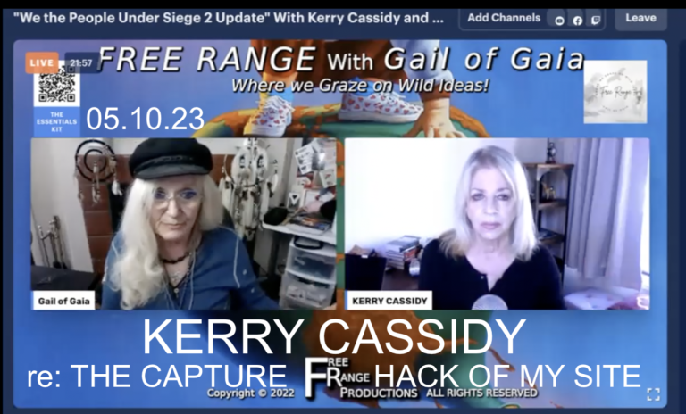 KERRY ON WITH GAIL FROM GAIA – THE CAPTURE AND CAMBRIDGE ANALYTICA