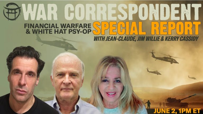 WAR CORRESPONDENT:  JIM WILLIE AND KERRY CASSIDY HOSTED BY JEAN-CLAUDE