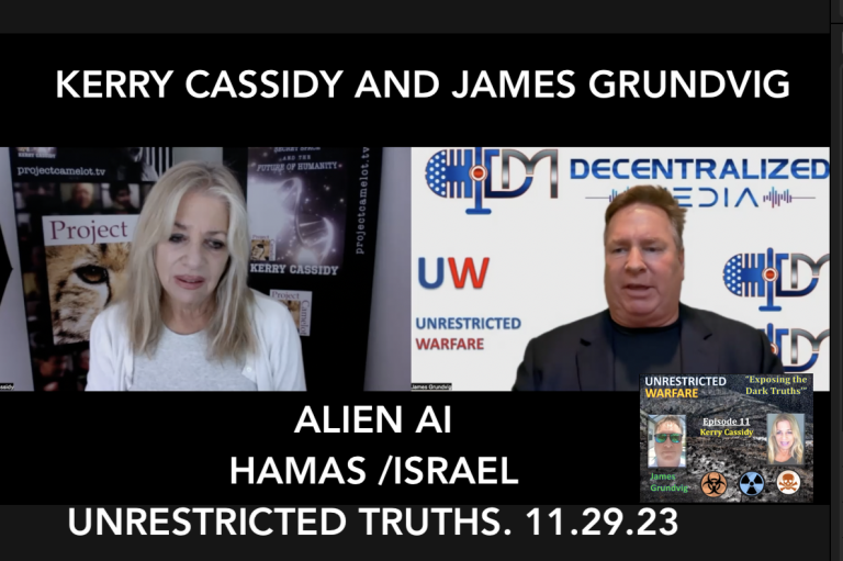 KERRY INTERVIEWED BY JAMES GRUNDVIG:  WE HAVE BEEN INVADED BY ALIEN AI