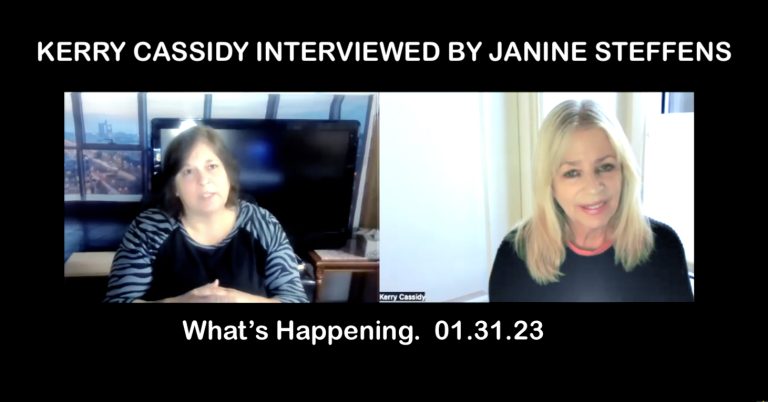 KERRY INTERVIEWED BY JANINE STEFFENS:  WHAT’S HAPPENING