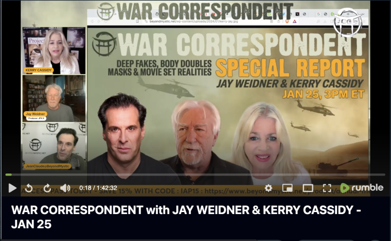 WAR CORRESPONDENT with JAY WEIDNER & KERRY CASSIDY