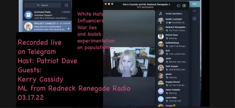 KERRY WITH ML REDNECK RENEGADE AND PATRIOT DAVE LIVE ON TELEGRAM